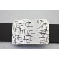 Modern Metal Belt Buckle Rectangle – Clear, Strong and Expressive