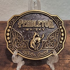 Cowboy Montana Silversmiths Pendleton Whisky 2024 Let&rsquo;er Buck Limited Edition