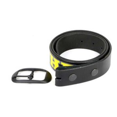 Milwaukee Leather MP7112 Men&rsquo;s We The People Black Genuine Leather Belt Buckle