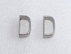 New 1&Prime; 25mm belt keeper(#35B) 2pcs for man/women casual nickel finish USA