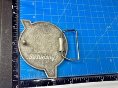 Marvel Comics Avengers Superhero Movie Logo Silver Color Used Belt Buckle