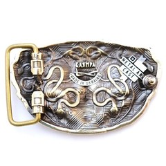 Medusa Gorgon 2.0 belt buckle, Medusa Gorgon solid brass belt buckle