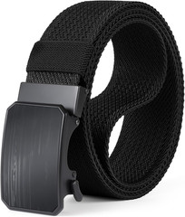 Auto Lock Ratchet Belt for Men | Elegant Dressing Belt Buckle | 1.5&Prime; Wide Elasti