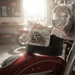 Biker Motorcycle Belt Buckle Metal Vintage Style Western Outdoor