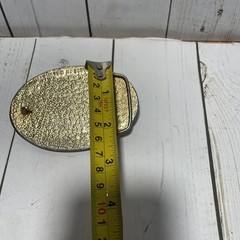 Vintage Rattlesnake Head Oval Belt Buckle Rare. Very Nice Made In The USA