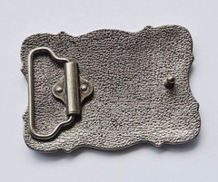 Cross Western Cowboy Belt Buckle for Men & Women Floral Vintage Style Rodeo Wear