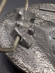 C&J Inc Western Style Bull Skull Design Belt Buckle