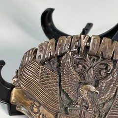 Harley-Davidson Vintage Eagle Buckle, Made in USA 1989 HARMONY 80303 B-33