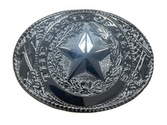 Western Rodeo TEXAS Cowboy Lone Star Belt Buckle Silver Color(FREE SHIPPING)