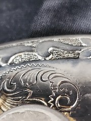 Vintage Copenhagen Western Flair Metal Belt Buckle. 66F