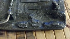 1990s Snap On Pewter Belt Buckle Commemorative 30 Year Ford Mustang SSX1820 USA