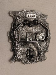 Vintage &rsquo;95 Solid Pewter Wild Ducks Great American Buckle Company Belt Buckle