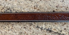 Vintage Navajo Victor Moses Begay VMB Rain Cloud Coral Silver Belt Buckle Native