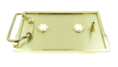 Rock Star Old School Cassette Tape Gold Plated Metal Belt Buckle