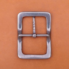 Personalized Heavy Duty Strong Engraved Retro Center Bar Pin Belt Buckle 1-1/2&Prime;