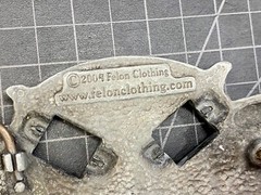 Stick To Your Guns Missing The Rotating Revolvers Felon Belt Buckle Tattoo Style