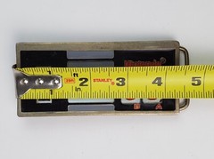 2009 Nintendo NES Controller Shaped Enamel Belt Buckle VG condition