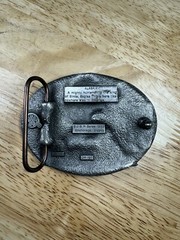 Vintage 80s 1989 State of Alaska Belt Buckle – Eagle Anchorage, AK J&H Sales