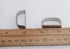 New 1&Prime; 25mm belt keeper(#35B) 2pcs for man/women casual nickel finish USA