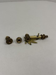 Vintage Marijuana Weed Bud Pot Leaf Brass Hippie Pipe Belt Buckle 1970s Ganja