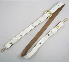 Shoulder Strap Sam Brown Style For Civil War Western Gun Belt White R1652