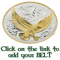 Golden Eagle Belt Buckle Heavy Metal Biker USA Cowboy Western Indian cowboy