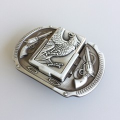 Vintage Style Western Eagle Wildlife Lighter Belt Buckle also Stock in the US