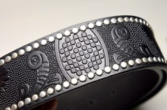 GRIM REAPER MEMENTO MORI BLACK SKULL BELT BUCKLE
