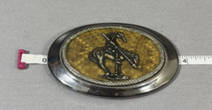 American Indian Chief Horse Rider Belt Buckle Made in USA