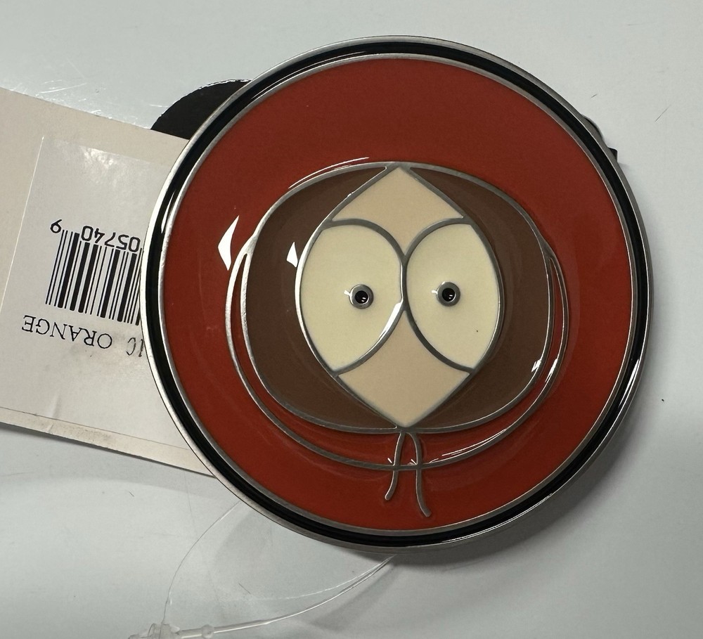 Belt Buckle – South Park Kenny Head Face 3&Prime; Round Metal NEW Licensed