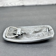 America Second Amendment Belt Buckle 2A, 2nd, Freedom, Guns Antique Silver Tone