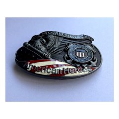 Coast Guard American Heroes Belt Buckle