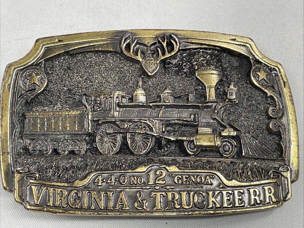 1984 Railroad Belt Virginia & Truckee 440 No 12 Genoa The Great American Buckle