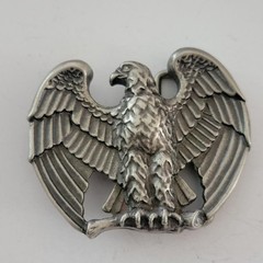 Vintage 1970&rsquo;s- 1980&rsquo;s Majestic Eagle Pewter Belt Buckle 2.5×2