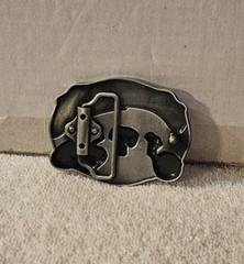 COUNTRY MUSIC BAND BANJO GUITAR COWBOY RODEO WESTERN BELT BUCKLE
