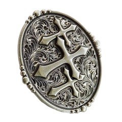 Cowboy Relief Belt Buckle Metal Belt Buckle for DIY Waist Belt Replacements