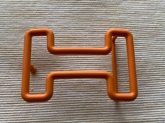 H 38mm Orange Tonight Belt buckle with pouch