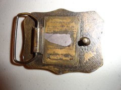 1977 Indiana Metal Craft Golden Gate Bridge San Francisco Belt Buckle