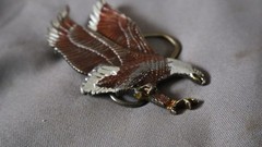 VTG EAGLE BELT BUCKLE 1979 « THE GREAT » BRASS LIMITED EDITION No H-506 m1