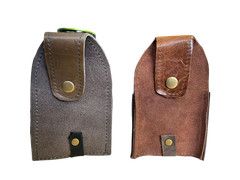 Pair Leather Drinks Holster Belt Beer Can Holder Festival Travel Hands Free