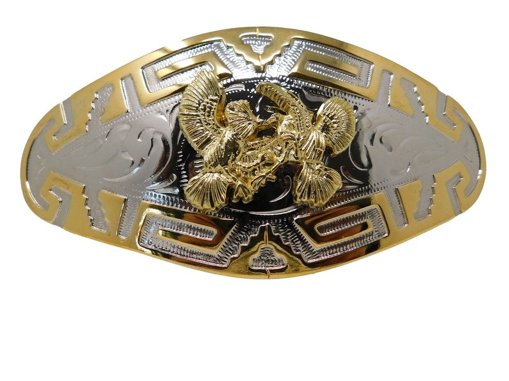 Belt Buckle American eagle Cowboy Sliver,Gold,,Metal