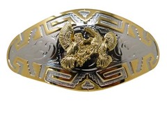 Belt Buckle American eagle Cowboy Sliver,Gold,,Metal