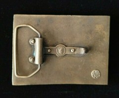 Belt Buckle Range Canning Co – Fort McKavett Texas Bergamot Brass Work