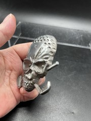 Tattoo Golf Wild Skull Belt Buckle
