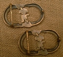 2 PCS BELT BUCKLE BUCKLE UNISEX BRASS INCA MEXICO MAYA NATIVE