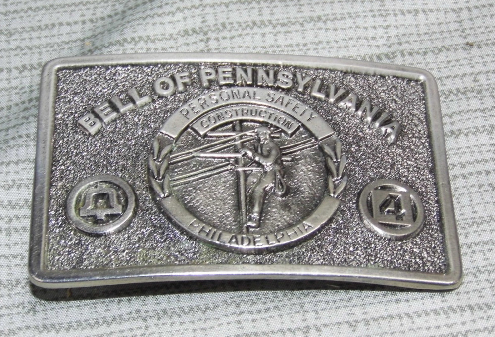Vintage 1982 Bell of Pennsylvania Belt Buckle #4 L@@K!!