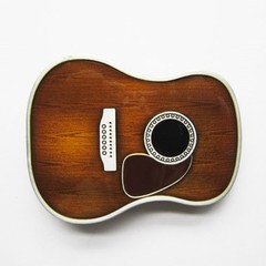 NEW DREADNAUGHT ACOUSTIC GUITAR MUSIC ROCK BELT BUCKLE