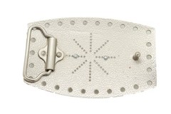 Men Western Silver Metal Buckle Square Gold Eagle Flying American Bird Accessory