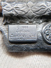 1988 Siskiyou American Veteran Enameled Belt Buckle