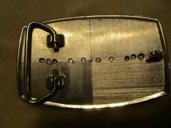 Railroad Locomotive Design Belt Buckle